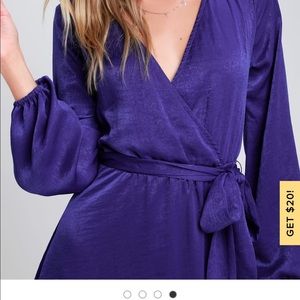 Royal Blue Satin Maxi Dress 💋